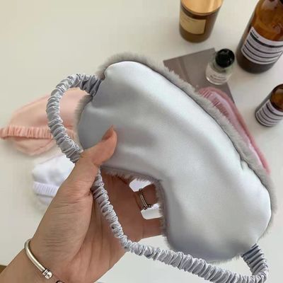 20 سنتيمتر قلب الفتاة أرنب الشعر شريط مرن قيلولة أفخم قناع العين ملحقات لعبة لينة