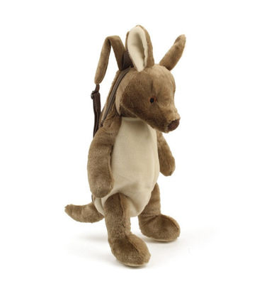 حقيبة ظهر حيوان قصيرة من القماش القطيفة ، حقيبة ظهر للأطفال ، إنتاج ODM