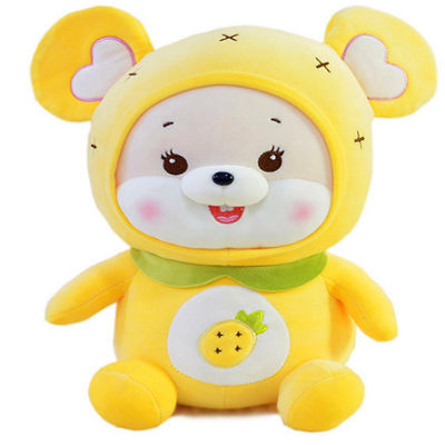 ألعاب قطيفة رائعة مضادة للتشوه على شكل فأرة فواكه 25 سم