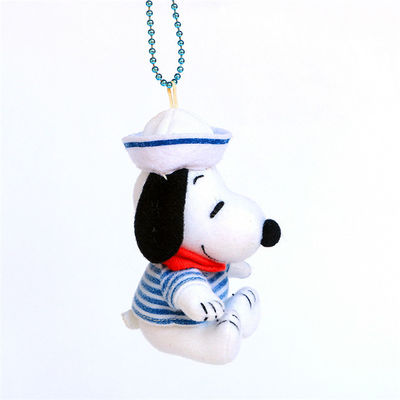 الجملة 15 سم جميل بحار البدلة Snoopy أفخم مفتاح سلسلة حقيبة قلادة هدية الصبي الصغير