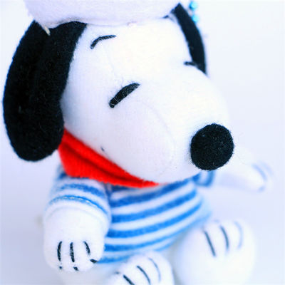 الجملة 15 سم جميل بحار البدلة Snoopy أفخم مفتاح سلسلة حقيبة قلادة هدية الصبي الصغير