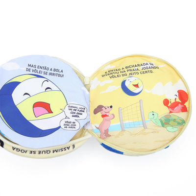 ODM Not Torn Plush Ball Book مع إغلاق السوستة