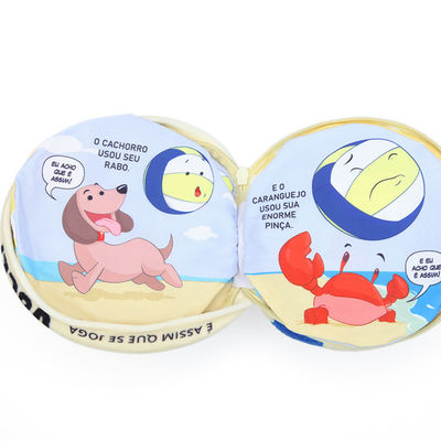 ODM Not Torn Plush Ball Book مع إغلاق السوستة