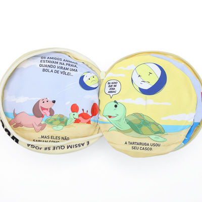 ODM Not Torn Plush Ball Book مع إغلاق السوستة