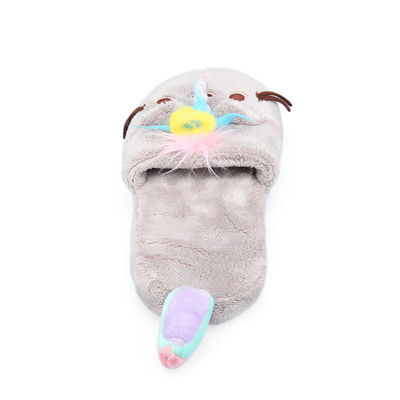 غير مسببة للحساسية شبشب منزل من القطيفة القصيرة ODM للبالغين