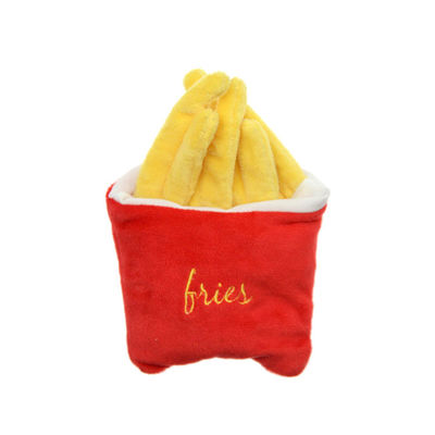 OEM / ODM الغذاء التفاعلية على شكل لعبة القطيفة صار الكلب