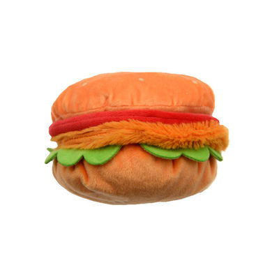 OEM / ODM الغذاء التفاعلية على شكل لعبة القطيفة صار الكلب