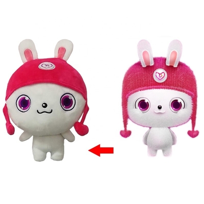 لعبة الأرنب المحشوة القطيفة Kawaii مع شهادة EN71