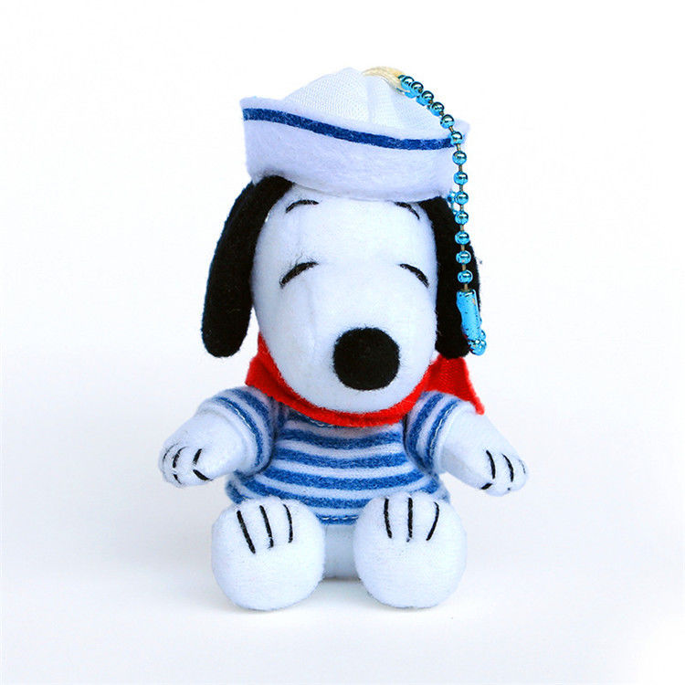الجملة 15 سم جميل بحار البدلة Snoopy أفخم مفتاح سلسلة حقيبة قلادة هدية الصبي الصغير
